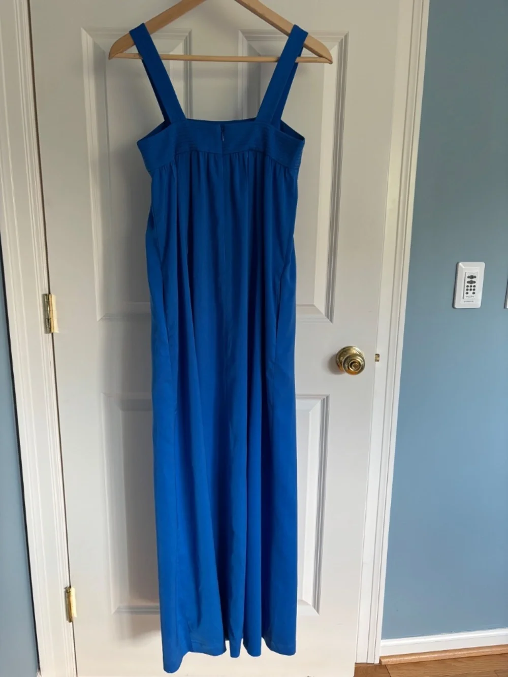 J.Crew bright blue maxi dress